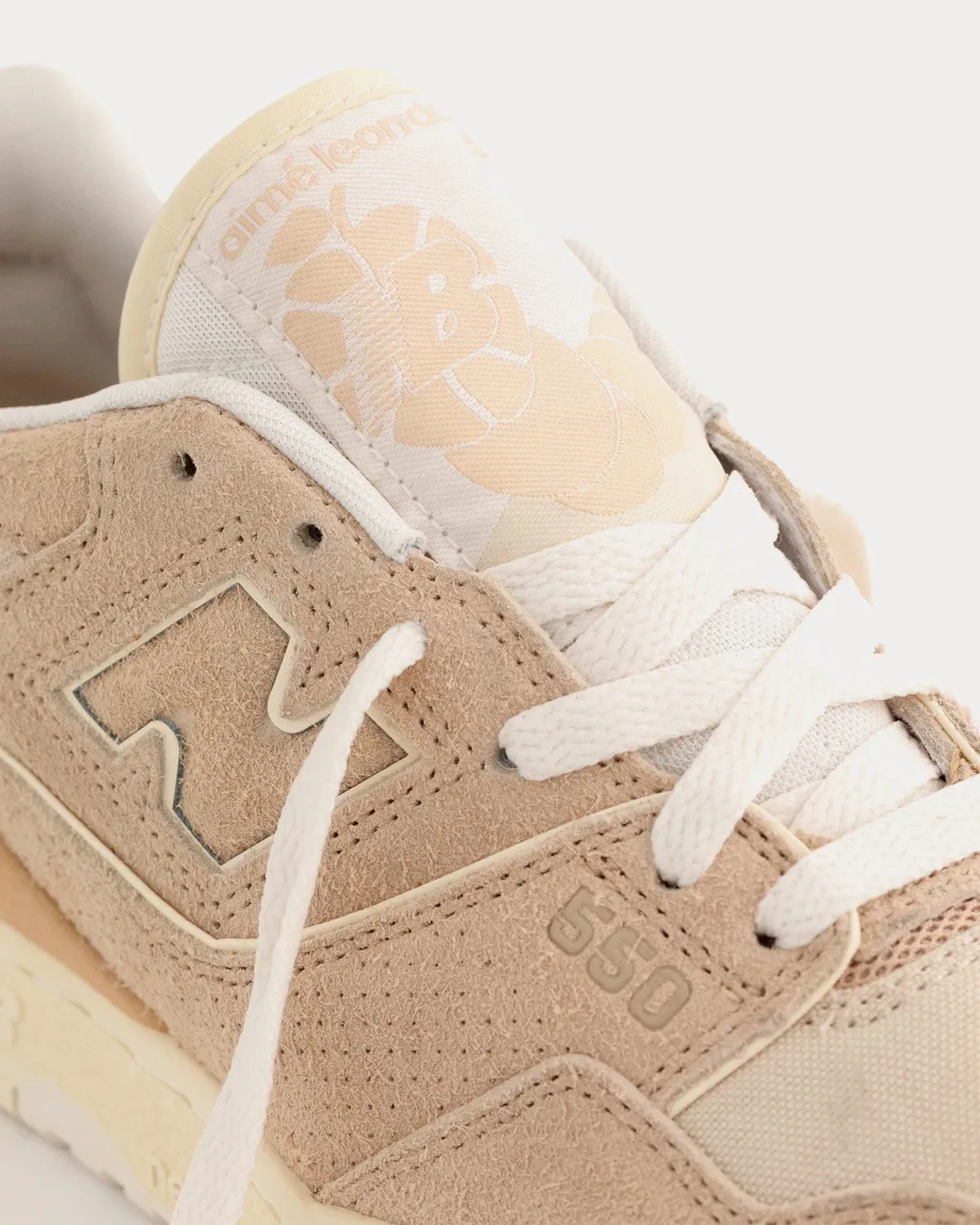 P550 Basketball Oxfords Taupe Low Top Sneakers
