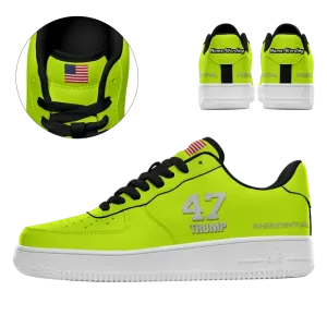 Personalized Trump 47 Sneakers, Custom Stylish Shoes, Comfortable Unisex Shoes