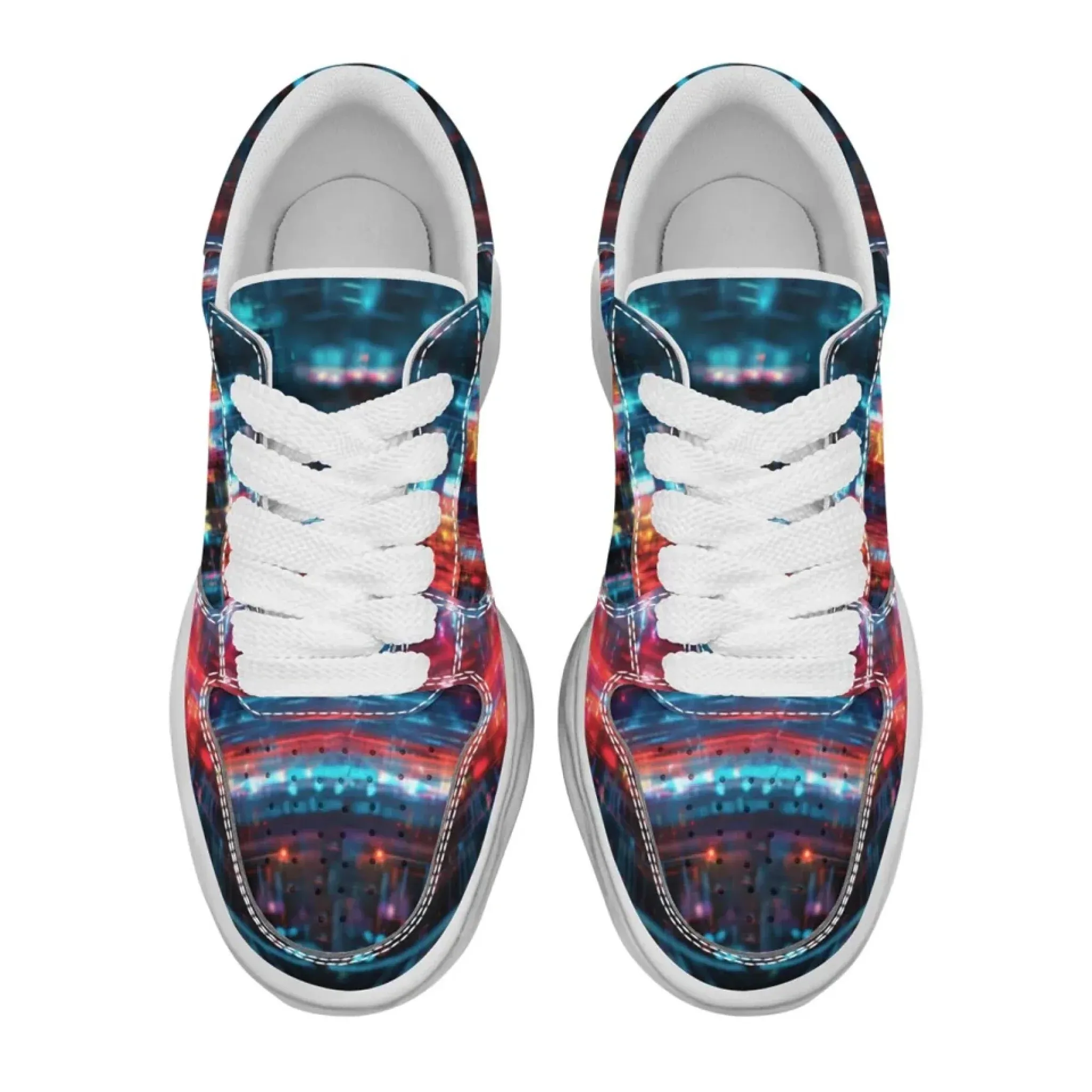Personalized Trump Sneakers, Custom Patriotic Leather Shoes, Bio-degradable Unisex Shoes