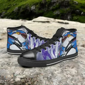 Pokemon Kyogre Shoes High Top Sneakers for Kids and Adults
