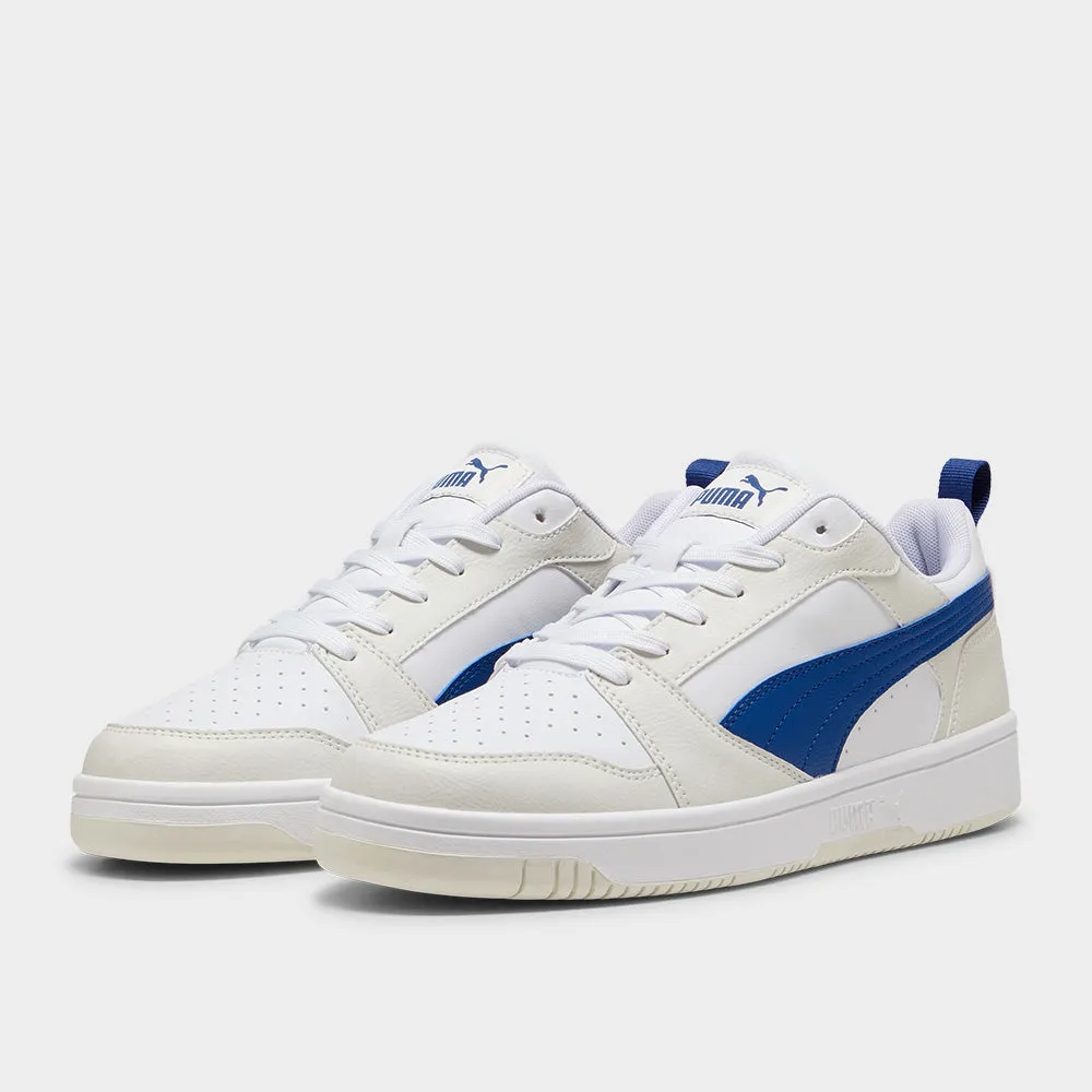 Puma Mens Rebound V6 Low Sneaker Grey/blue _ 182205 _ Grey