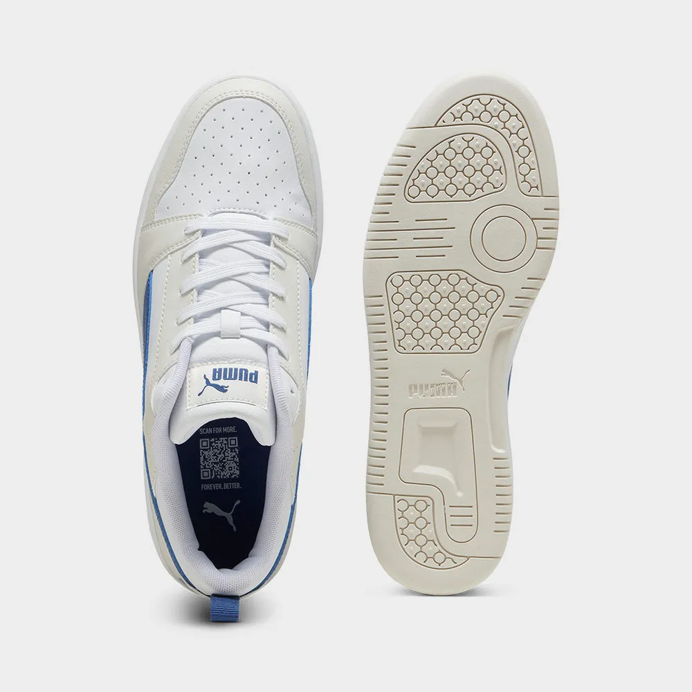 Puma Mens Rebound V6 Low Sneaker Grey/blue _ 182205 _ Grey