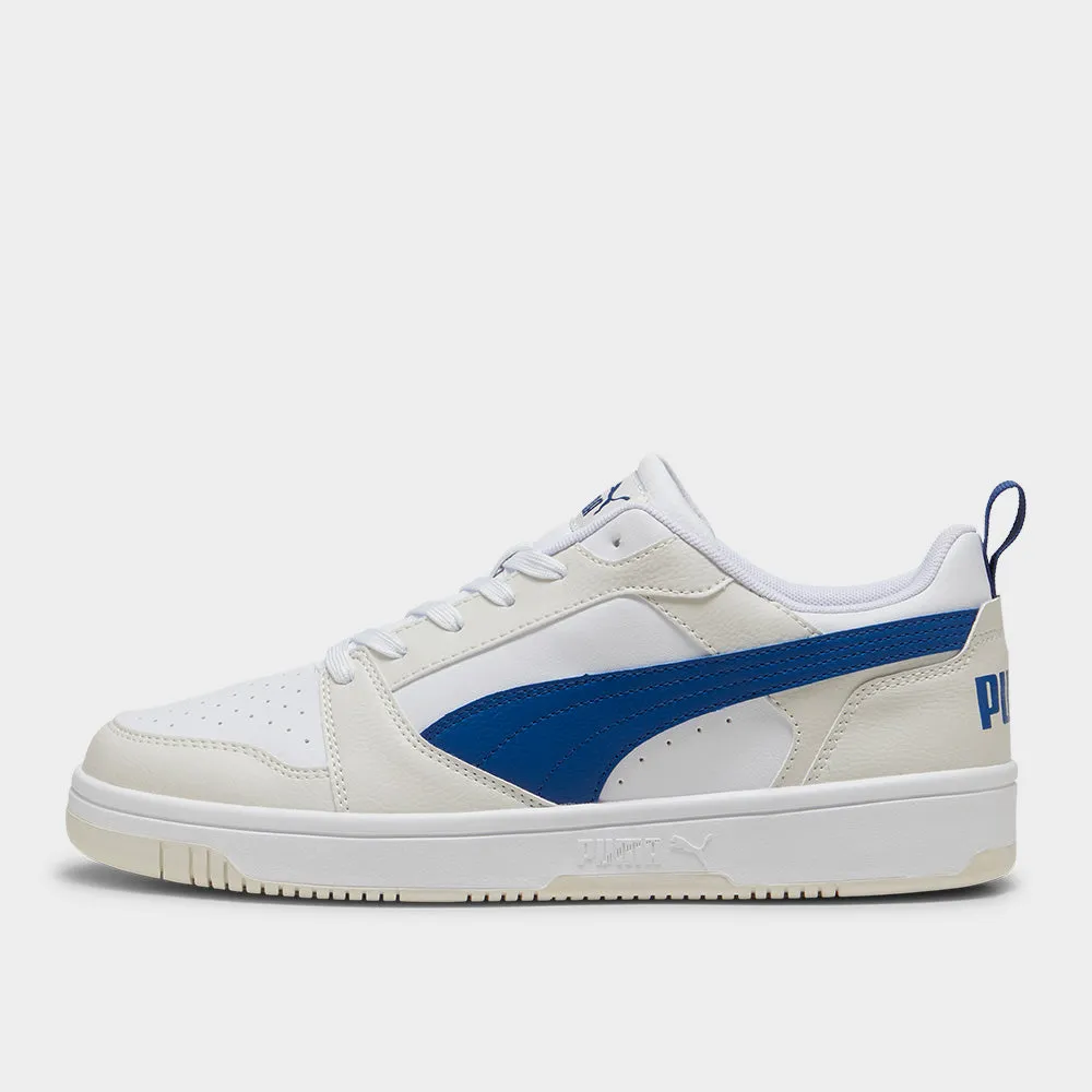 Puma Mens Rebound V6 Low Sneaker Grey/blue _ 182205 _ Grey