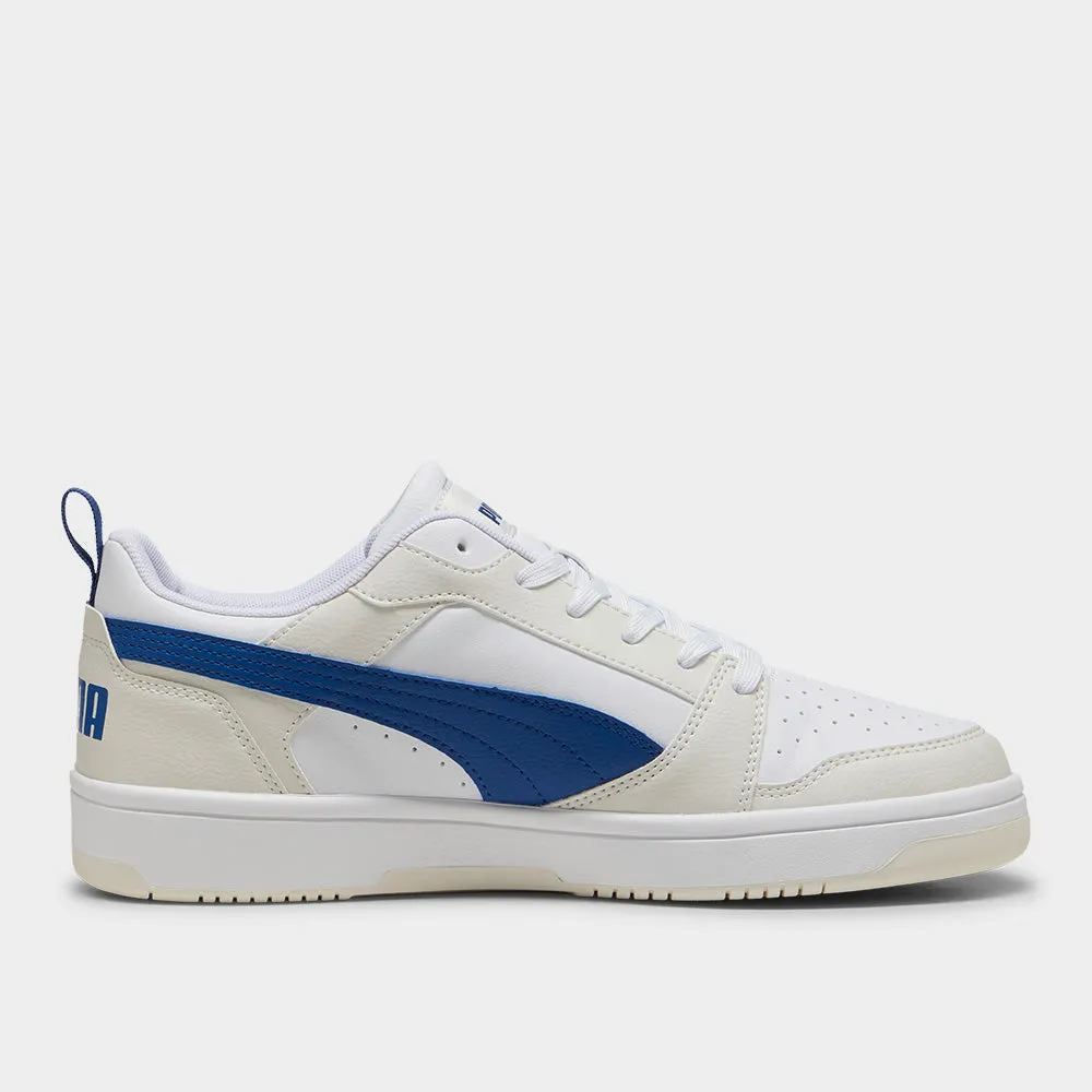 Puma Mens Rebound V6 Low Sneaker Grey/blue _ 182205 _ Grey