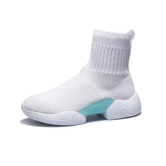Pure Color FlyKnit Sock Shoes