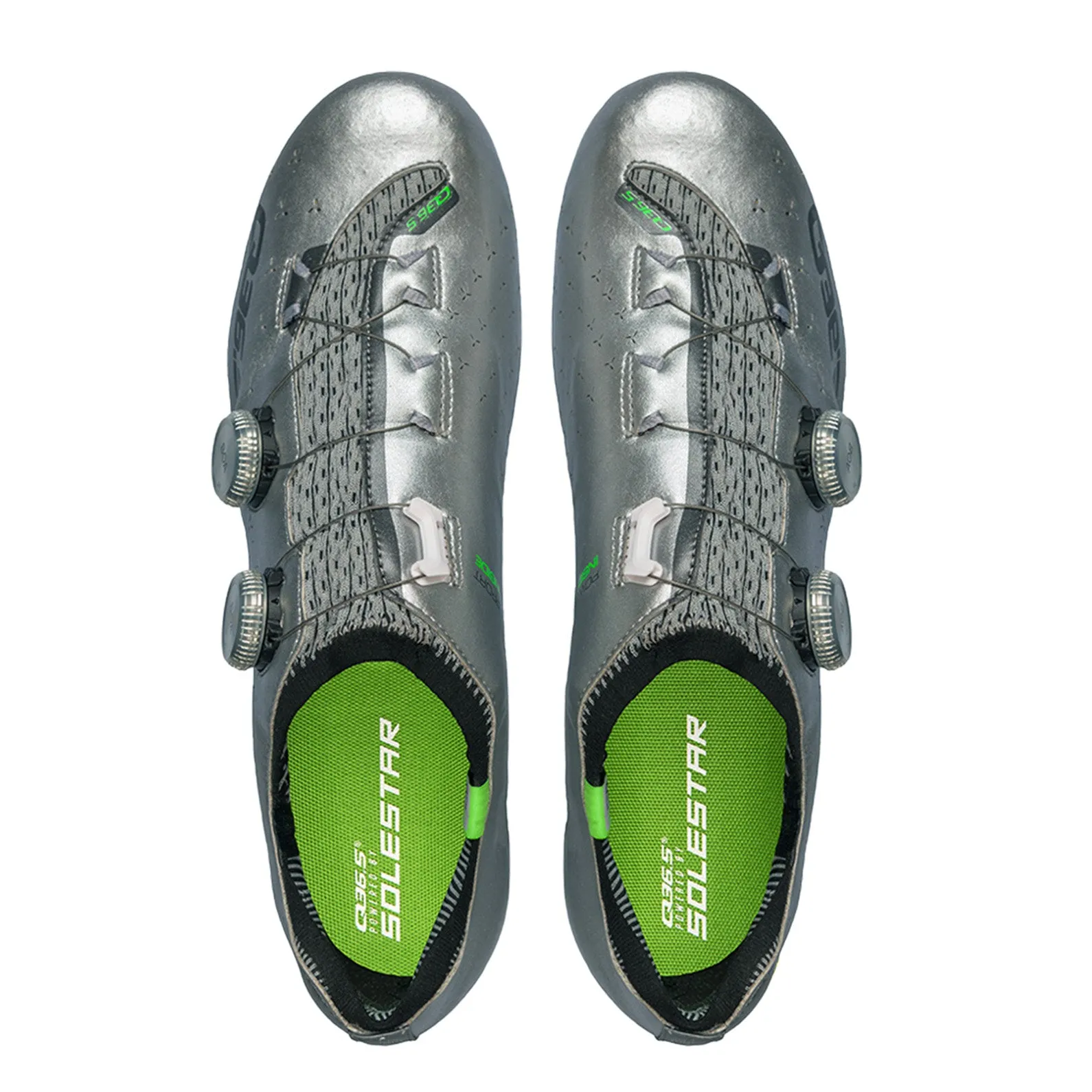 Q36.5 NEW UNIQUE ROAD SHOES SILVER