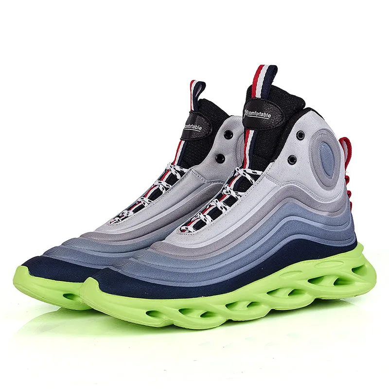 Rainbow gradient shoes for men - GlamzLife