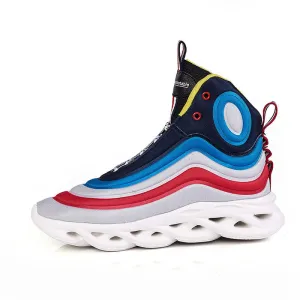 Rainbow gradient shoes for men - GlamzLife