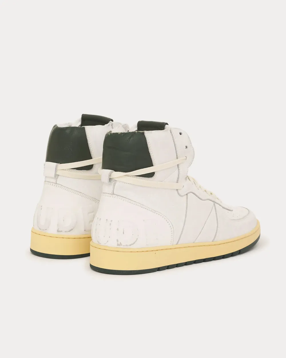 Rhecess White / Forest High Top Sneakers