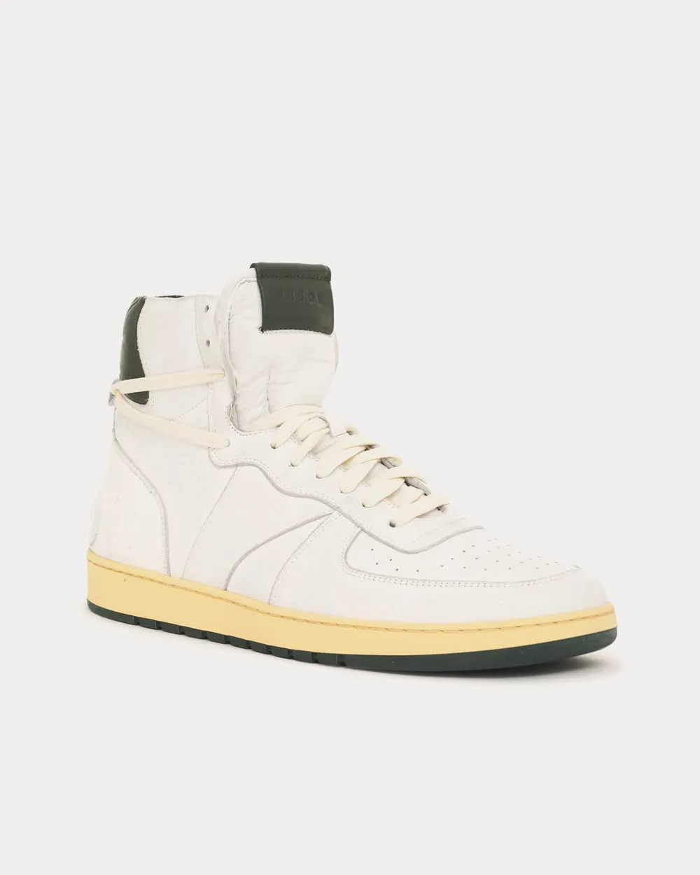 Rhecess White / Forest High Top Sneakers