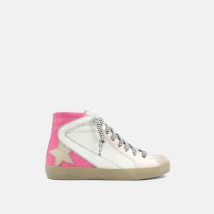 ROONEY PINK LIZARD KIDS SNEAKER