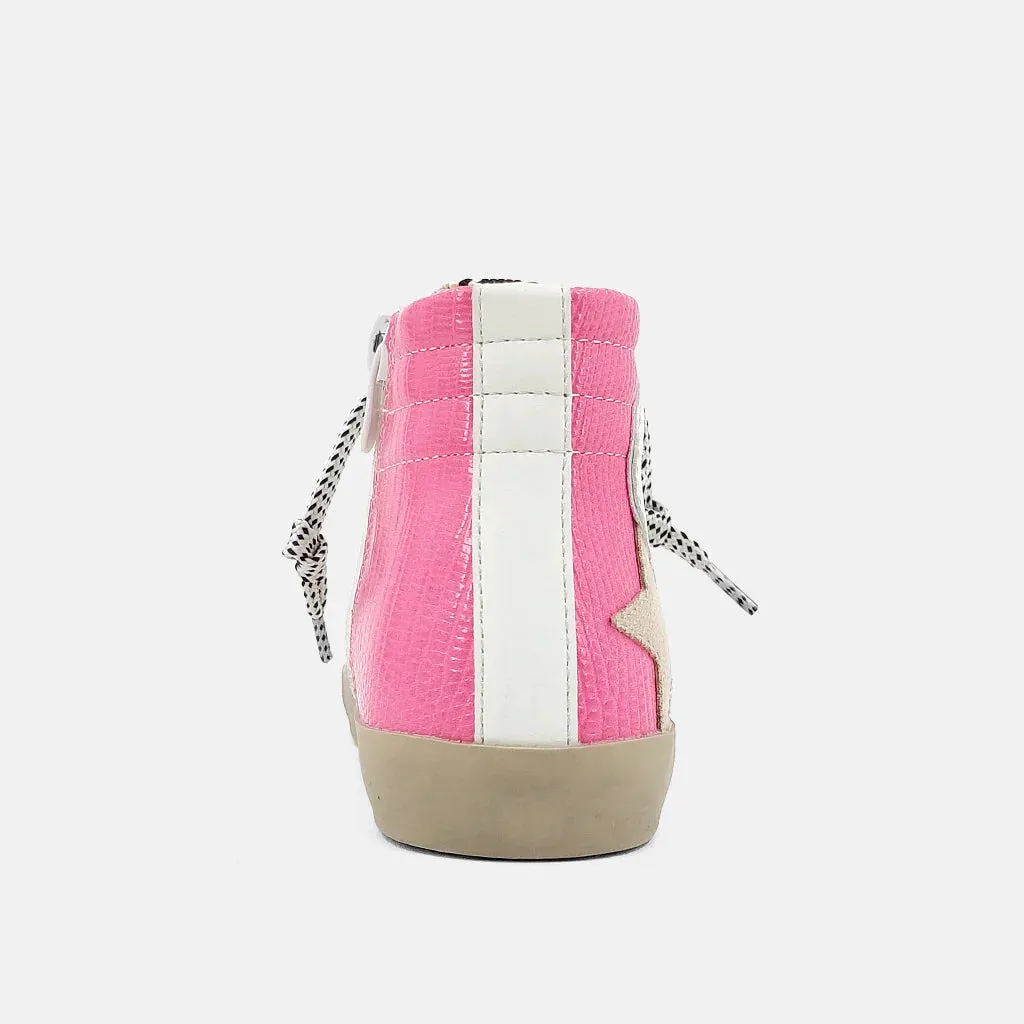 ROONEY PINK LIZARD KIDS SNEAKER