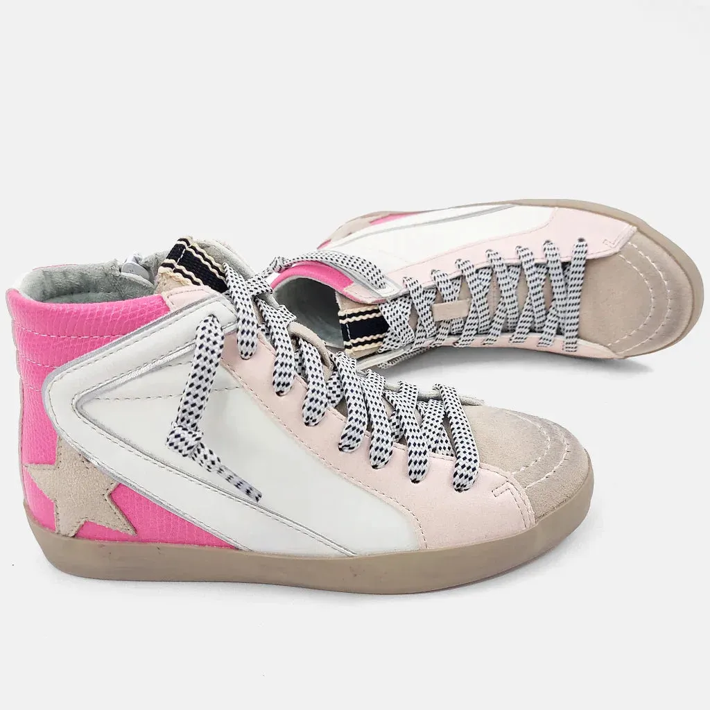 ROONEY PINK LIZARD KIDS SNEAKER
