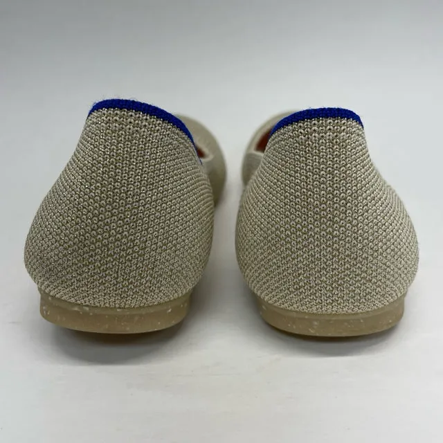 Rothy's Size 7 Women's Gold Tweed Ballet Flats Shoes