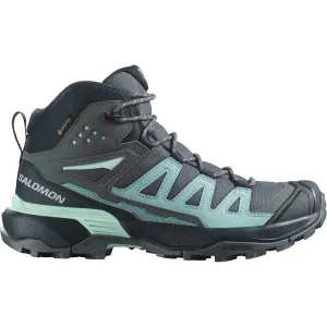 Salomon Women's X Ultra 360 Gore-Tex Mid Trail Boots (Turbulence/Carbon/Tourmaline)