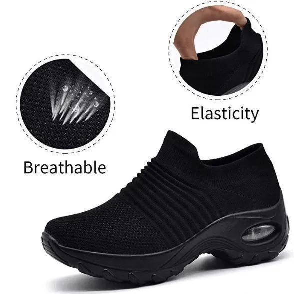 Slip On Breathe Mesh Walking Shoes