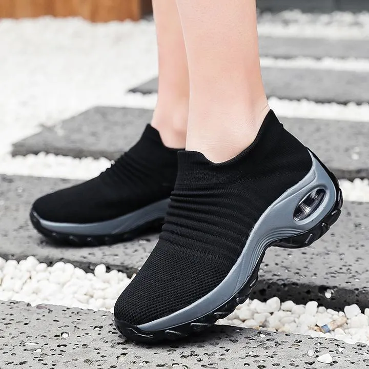 Slip On Breathe Mesh Walking Shoes