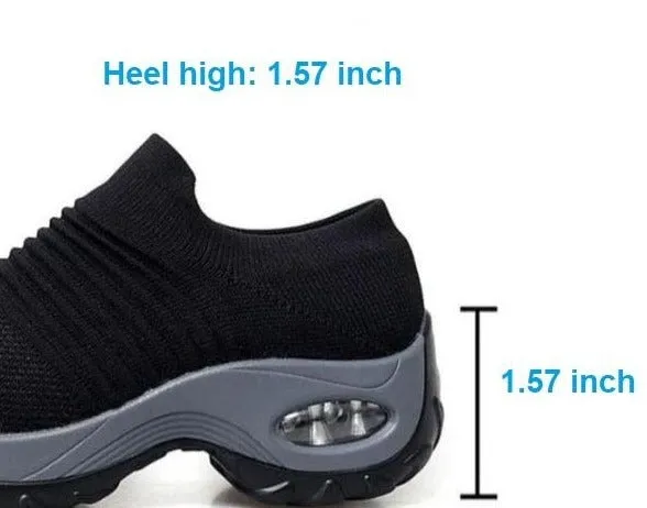 Slip On Breathe Mesh Walking Shoes