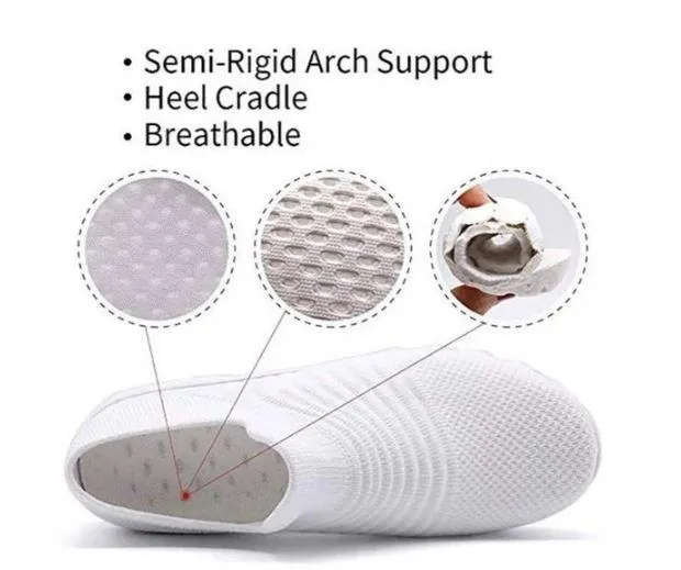 Slip On Breathe Mesh Walking Shoes
