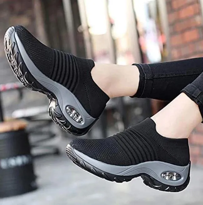 Slip On Breathe Mesh Walking Shoes