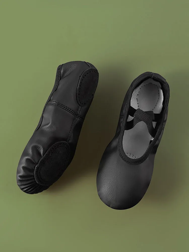 Soft Sole Ballet Exercise Shoes PU Leather Cat Claw Shoes