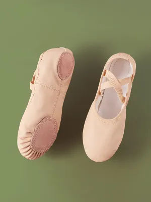 Soft Sole Ballet Exercise Shoes PU Leather Cat Claw Shoes