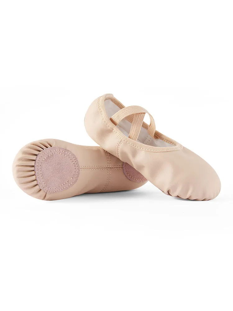 Soft Sole Ballet Exercise Shoes PU Leather Cat Claw Shoes