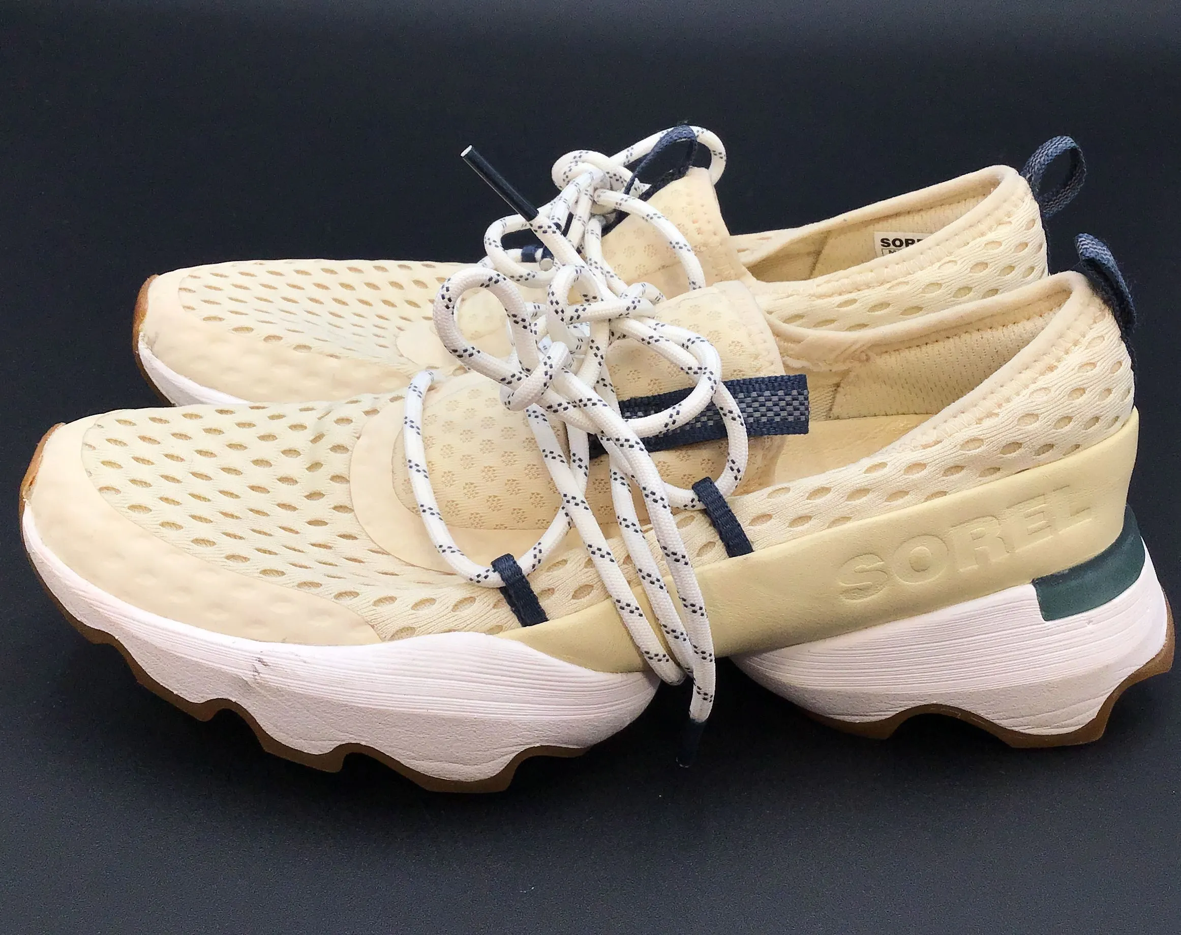 Sorel Women's Kinetic Impact NL4073-766 Beige Athletic Shoes - Size 5.5