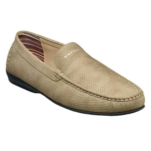 Stacy Adams Men's Shoes - Cirrus Moc Toe Slip On Stone | 25359-275