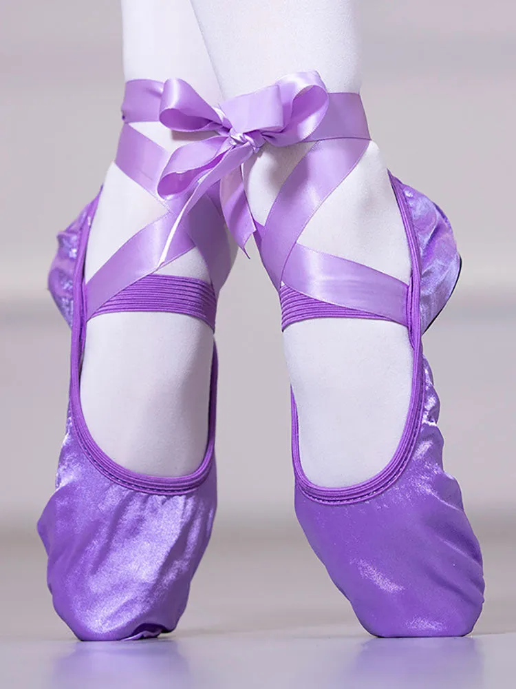 Stain Ballet Shoes Pointe Exercise Shoes Soft Sole Dance Shoes
