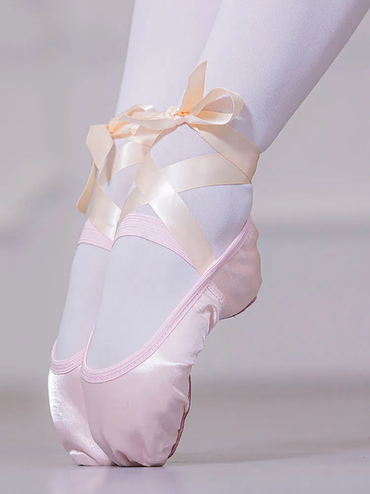 Stain Ballet Shoes Pointe Exercise Shoes Soft Sole Dance Shoes