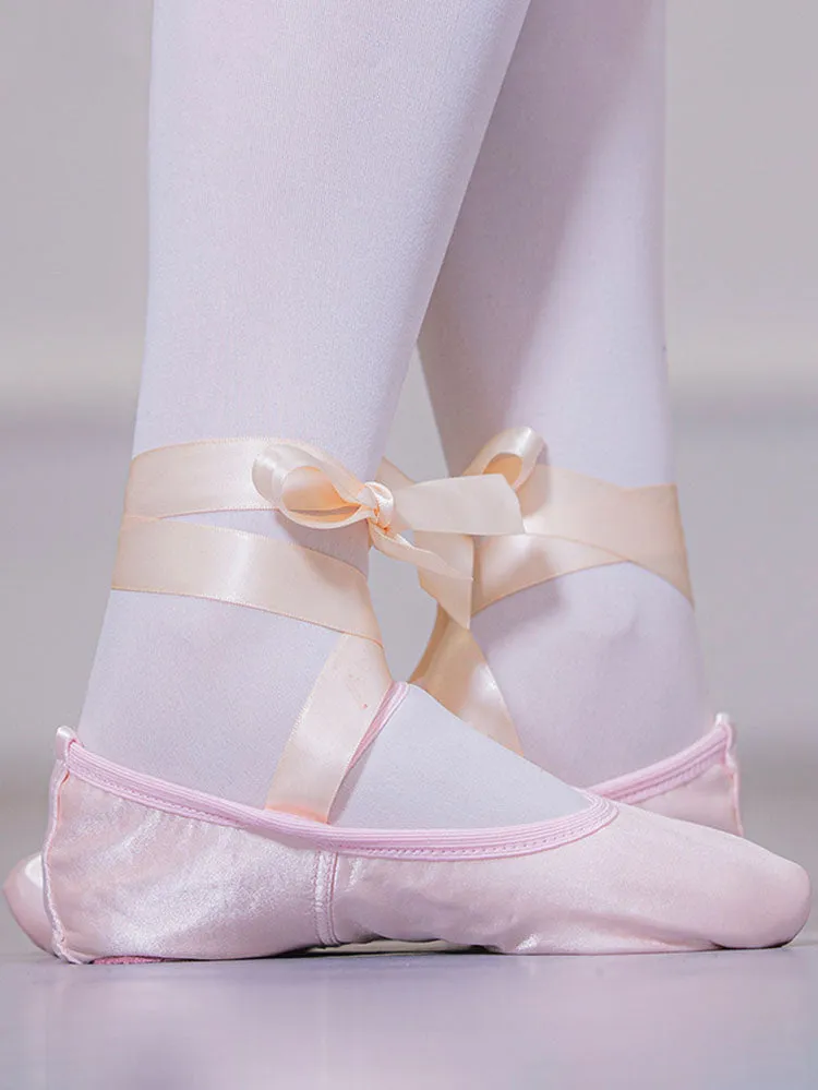 Stain Ballet Shoes Pointe Exercise Shoes Soft Sole Dance Shoes