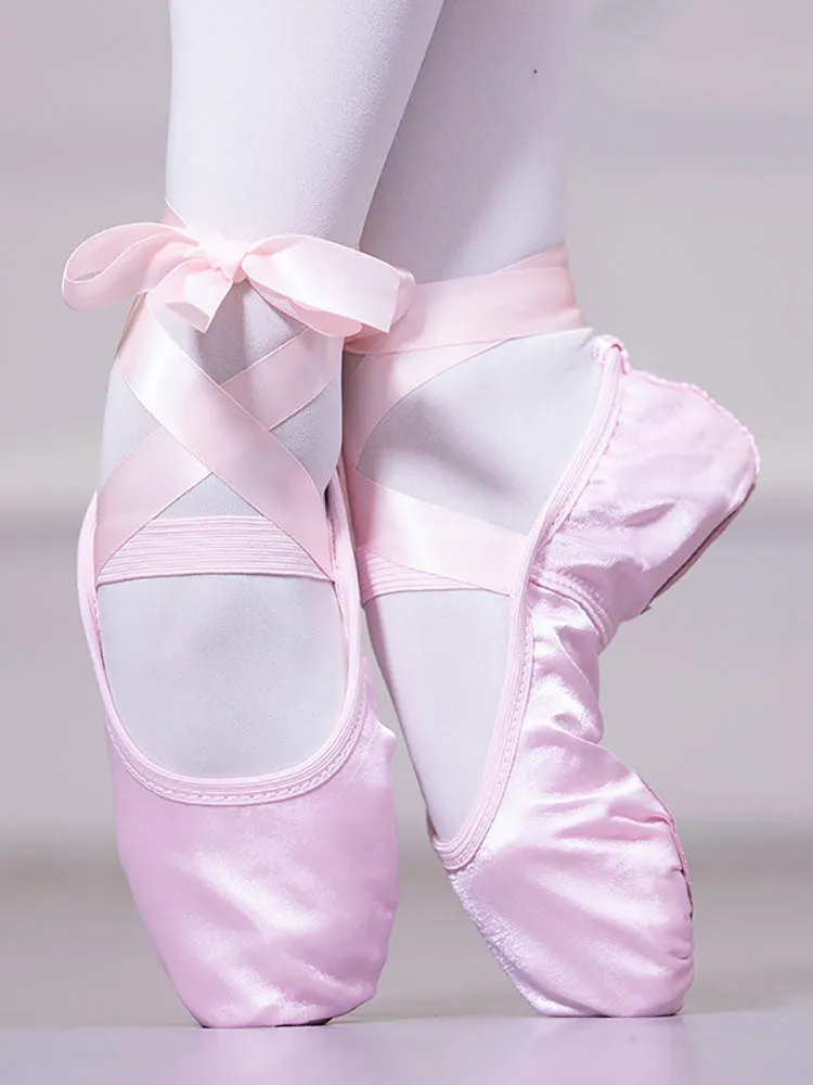 Stain Ballet Shoes Pointe Exercise Shoes Soft Sole Dance Shoes