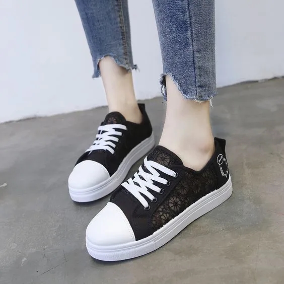 Summer Breathable Mesh Hollow Out Shoes