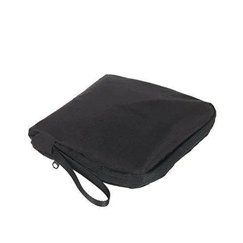Teamoy Foldable Sackcpack Drawstring Backpack Gym Bag With Straps, Pockets, Reflective Tapes, Black