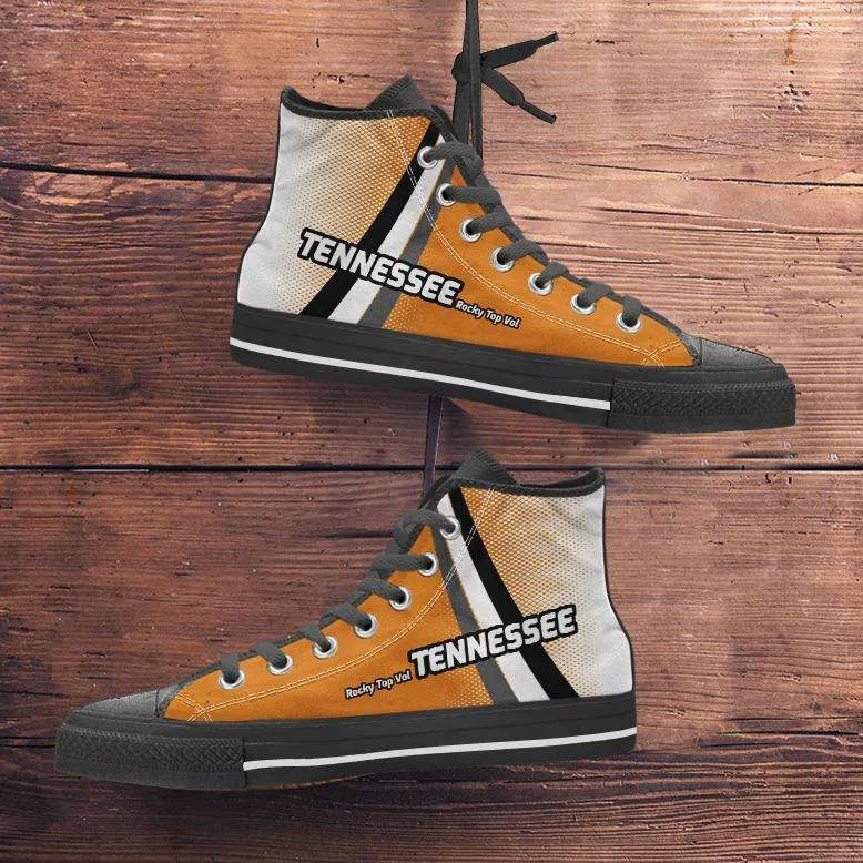 Tennessee Volunteers Basketball Fans Canvas High Top Shoes