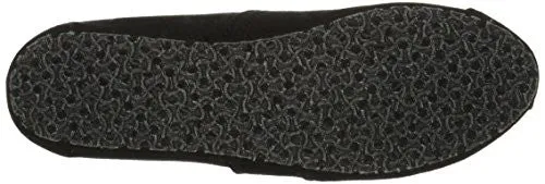 Toms Women's 10002472 Canvas Alpargata Flat, Black, 8 M US