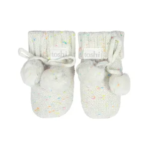 Toshi Organic Booties Marley Snowflake