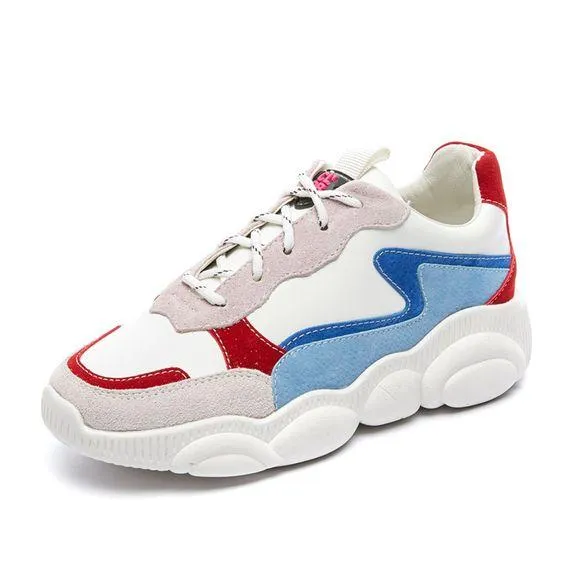 Trendy Cute Leather Bear Sneaker Shoes