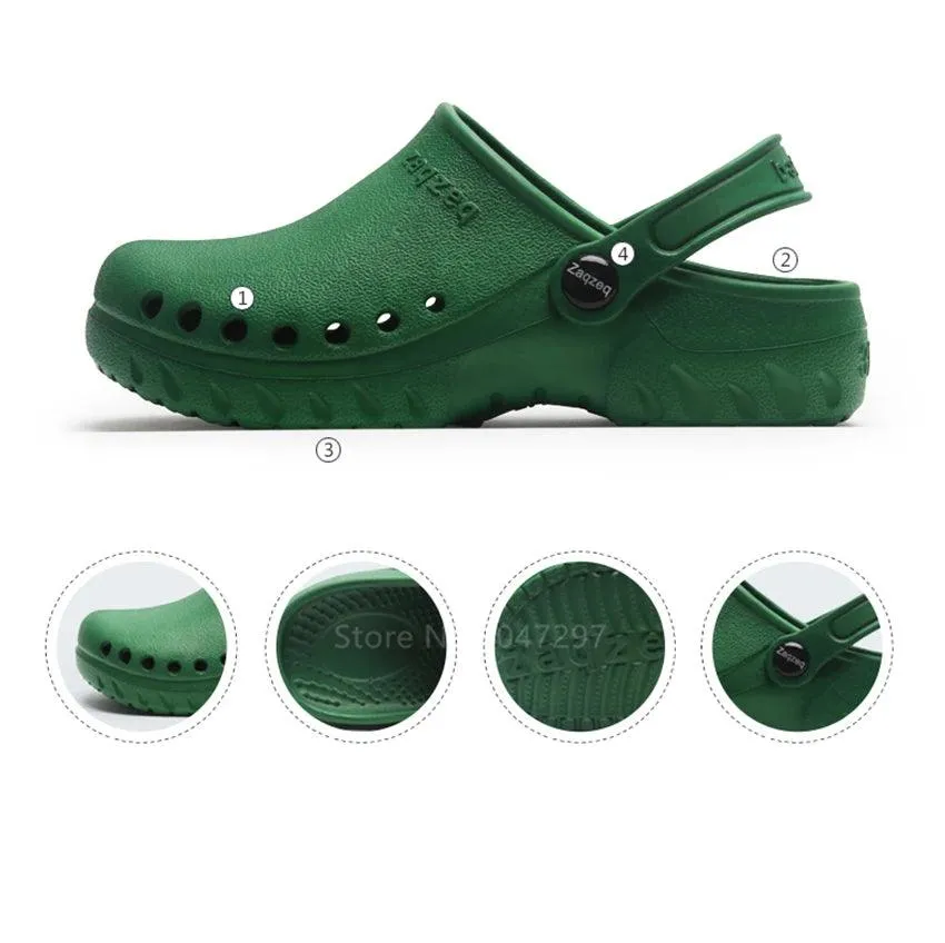 Unisex Waterproof Anti-Slip Work Sandals; Ideal Work Shoes Versatile Functional
