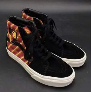 Vans Men's Black Red Athletic Shoes - Size 6