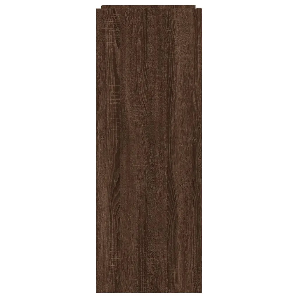vidaXL Shoe Cabinet Brown Oak 74.5x37.5x100 cm Engineered Wood