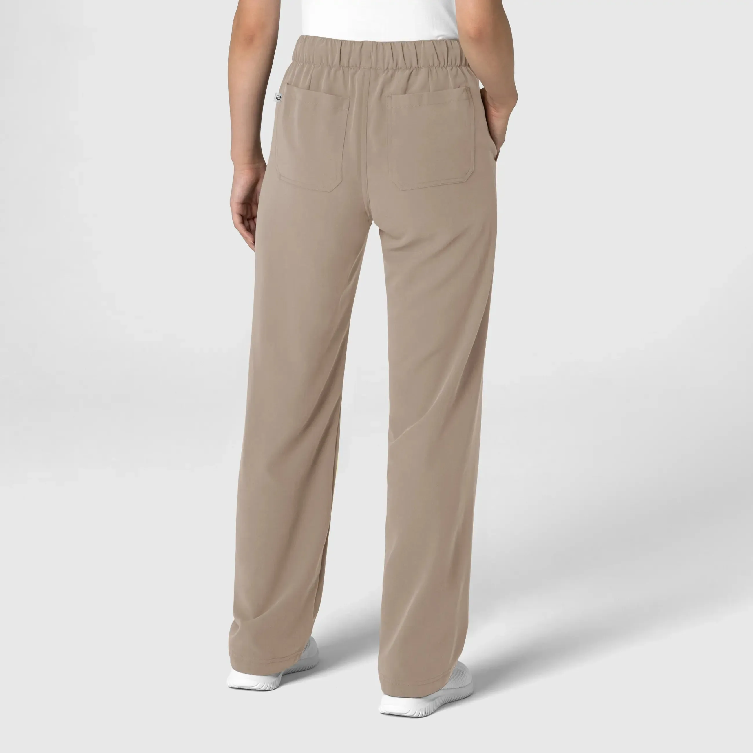 Wink Women's Stovepipe High-Low Hem Scrub Pant - Haze