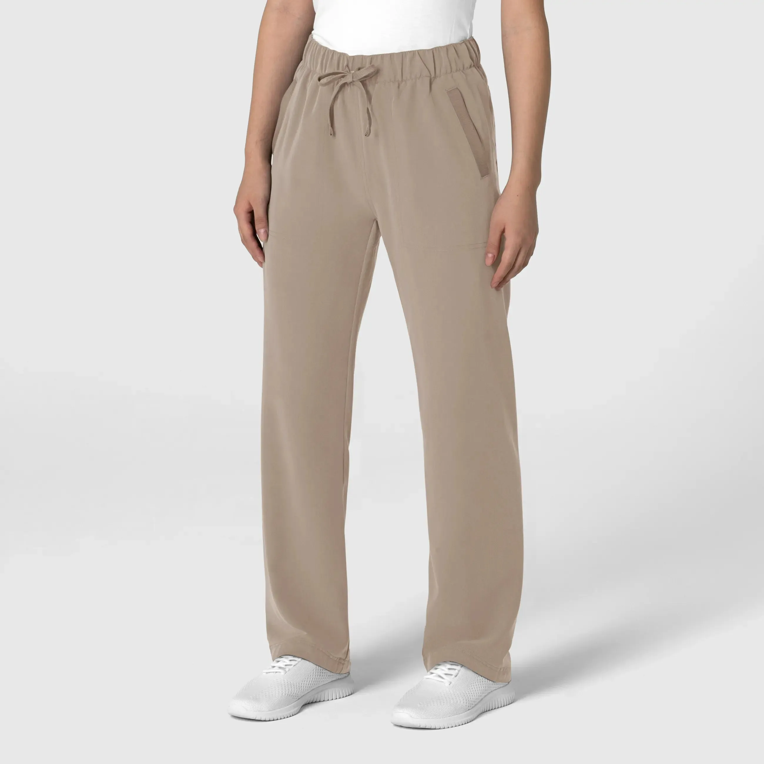 Wink Women's Stovepipe High-Low Hem Scrub Pant - Haze