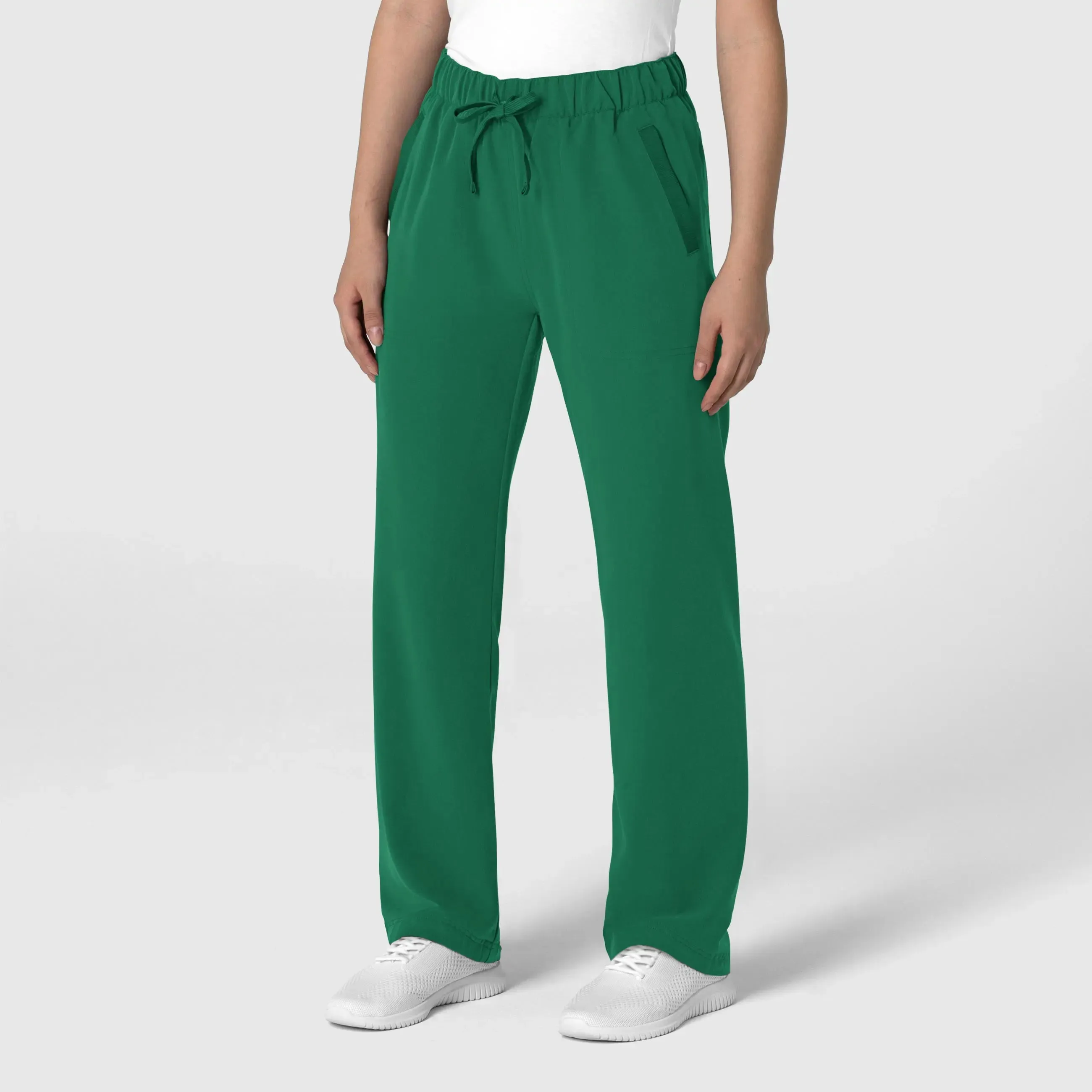 Wink Women's Stovepipe High-Low Hem Scrub Pant - Hunter