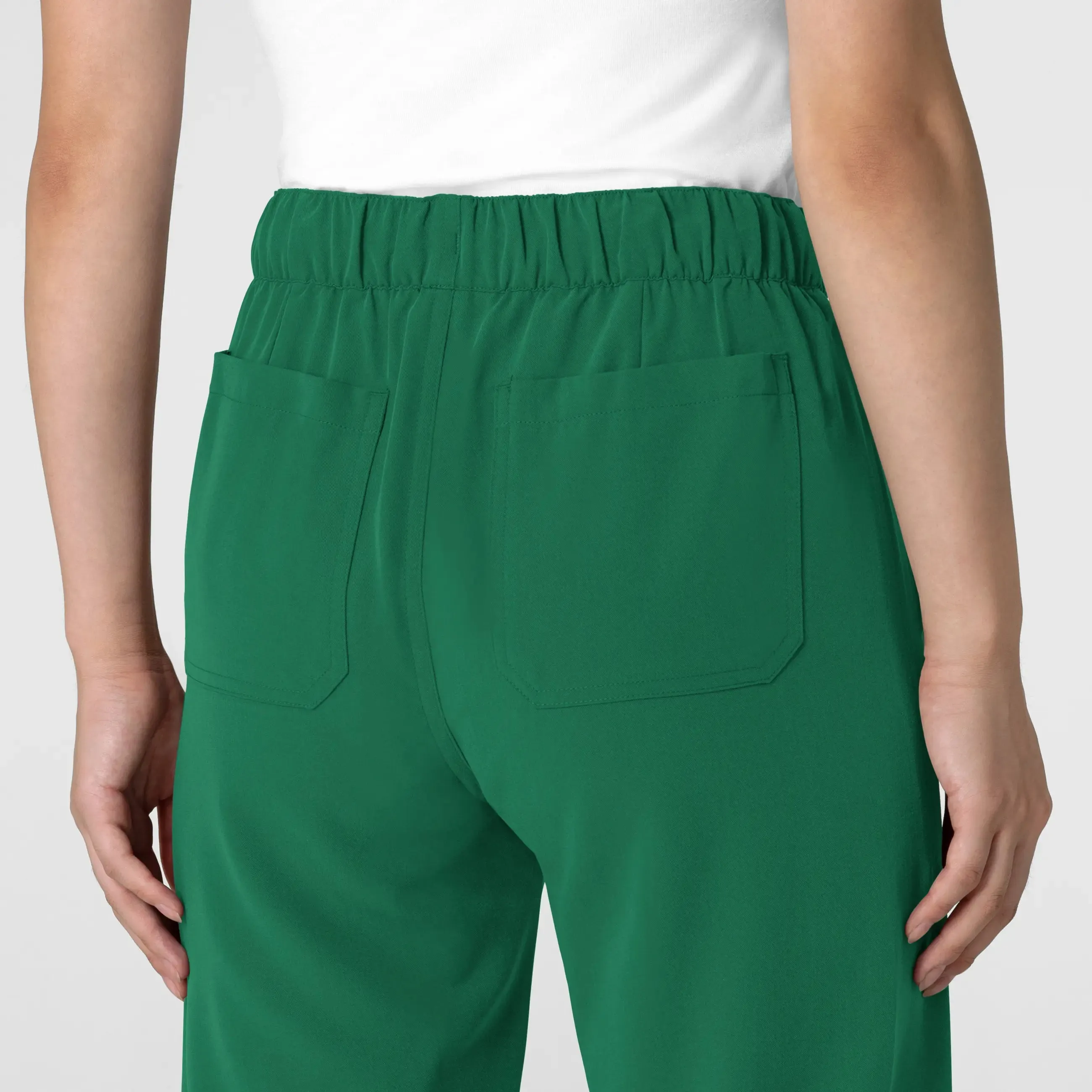 Wink Women's Stovepipe High-Low Hem Scrub Pant - Hunter