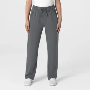 Wink Women's Stovepipe High-Low Hem Scrub Pant - Pewter