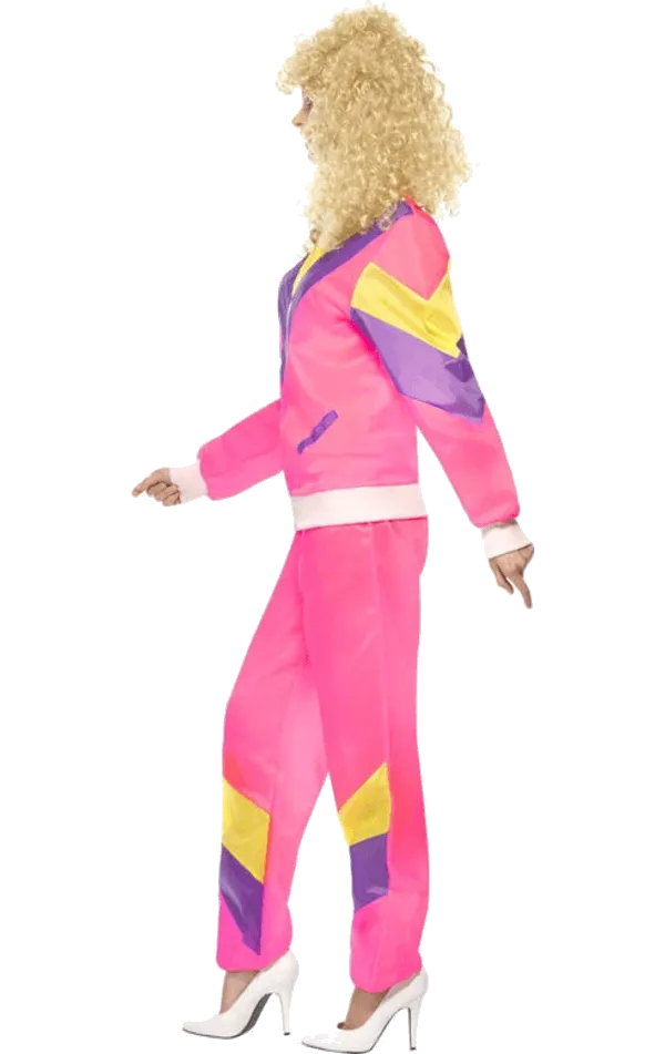 Womens 80s Retro Shellsuit Costume