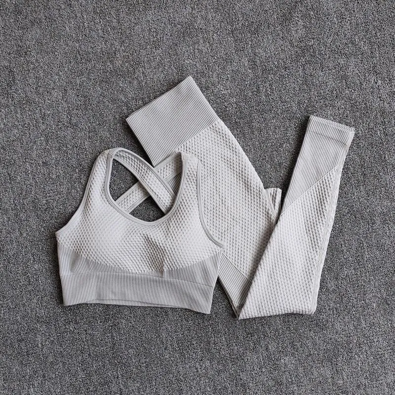 Yoga Sets Long Sleeve Yoga Clothing Female Sport Gym Suits Wear Running Clothes